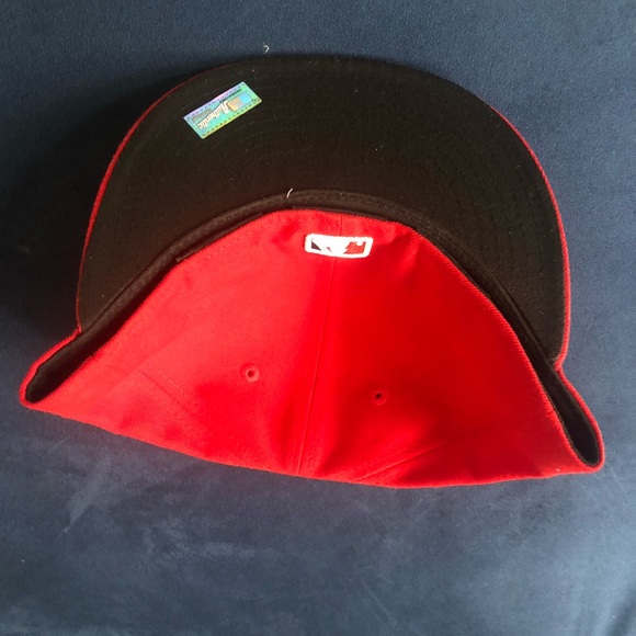 NEW ERA MLB WASHINGTON NATIONALS HAT SZ 7 1/2 - Picture 2 of 3